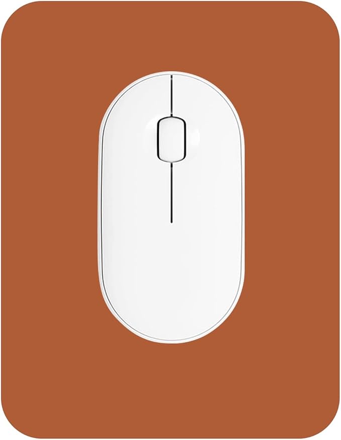 Small Mouse Pad 6 x 8 Inch, Horizontal and Vertical Flexible use. Great for Traveling, Wireless laptops, Keyboard Trays, Offices, etc. (Brown)