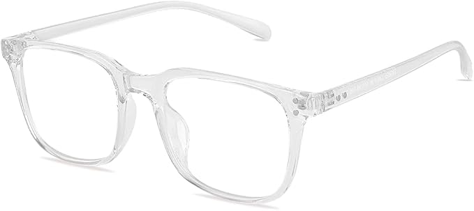 Blue Light Glasses for Men Women - Clear Blue Light Blocking Computer Gaming Glasses Anti Glare Fashion Eyewear