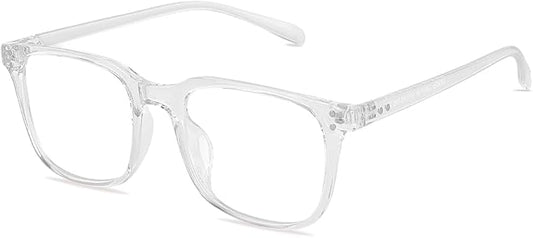 Blue Light Glasses for Men Women - Clear Blue Light Blocking Computer Gaming Glasses Anti Glare Fashion Eyewear