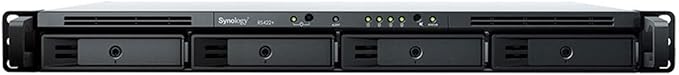 Synology 4-Bay Rackmount NAS RackStation RS422+ (Diskless),Black