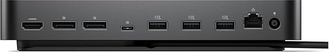 Dell Pro Smart Dock WD25 Bundle with 6 USB Ports, up to 100W Power delivery Includes Display Port Cable + ZoomSpeed HDMI Cable + Ethernet Cable + Cleaning Cloth, Supports Up to 4 WQHD 60Hz Displays