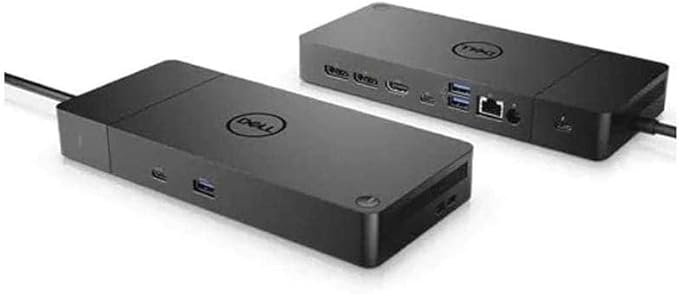 Dell Thunderbolt Dock WD19TBS (with 130W Power Delivery) No 3.5mm Ports. USB-C, Thunderbolt 3, HDMI, Dual DisplayPort, Black