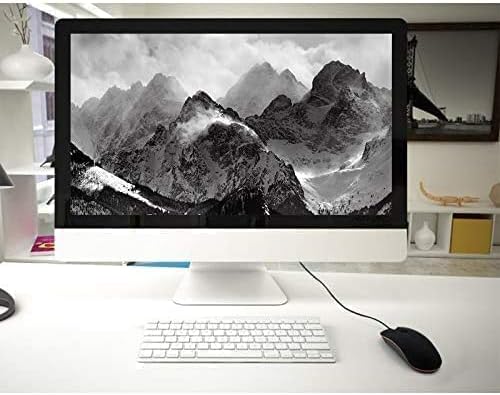 Guiheng Ergonomic Wired Mouse - USB Computer Mouse for Right or Left Hand, Durable Clicks for PC, Laptop, Desktop, Chromebook, Notebook, Mac (Black)