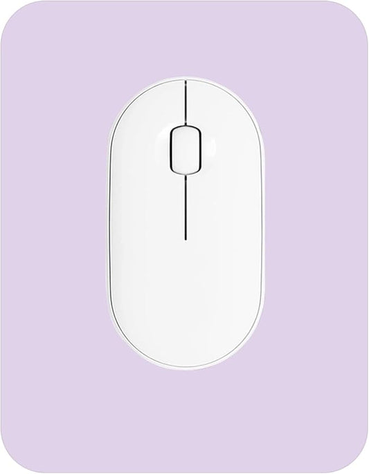 Small Mouse Pad 6 x 8 Inch, Horizontal and Vertical Flexible use. Great for Traveling, Wireless laptops, Keyboard Trays, Offices, etc. (Purple)