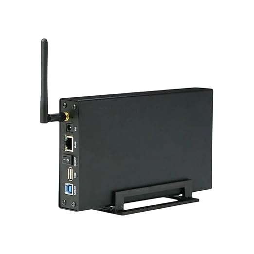 090F Portable USpB3.0 Rj45 Ethernet NAS 3.5' HDD SSD Enclosure New 2026 Electronic & Accessories