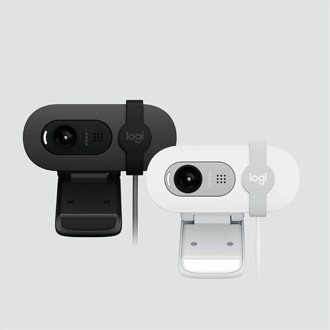 Logitech 960001580 Brio 100 1080p Full HD Webcam (Graphite) (Renewed)