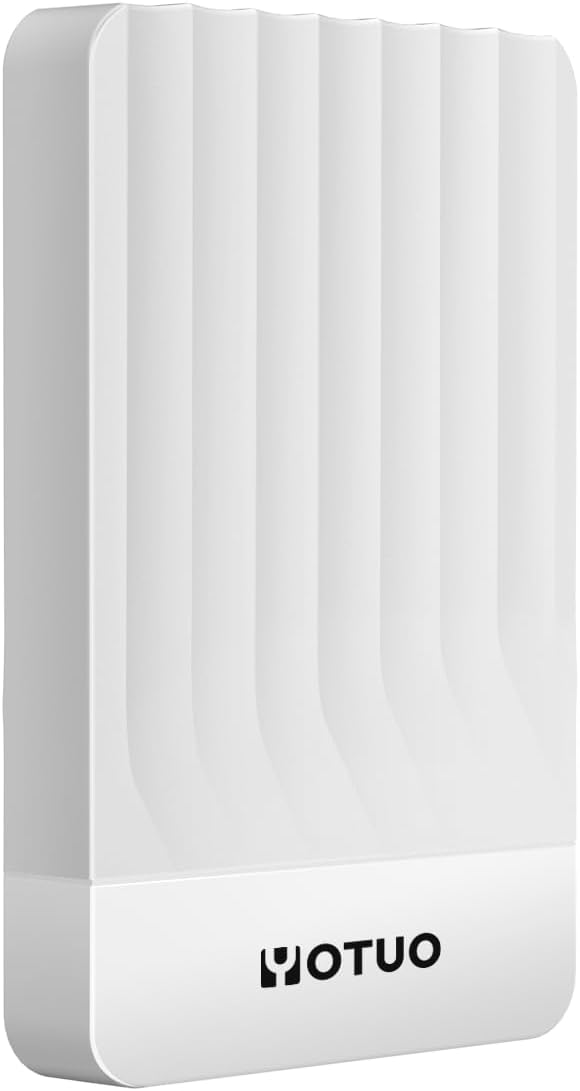 Portable External Hard Drive Storage Expansion Mobile HDD USB 3.0 for PC, Mac, Desktop, Laptop, PS4, Xbox One X/S, Xbox 360, Office & Game (White, 320GB)