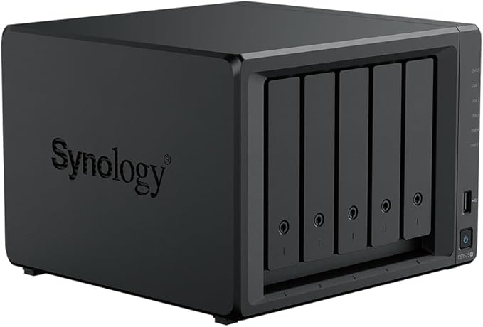 Synology DS1525+(2X 2.5GbE Ports, Ryzen V1500B, 8GB RAM) 5-Bay 30TB Bundle with 5X 6TB WD Red Plus HDDs