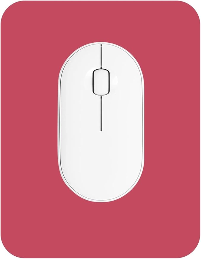 Small Mouse Pad 6 x 8 Inch, Horizontal and Vertical Flexible use. Great for Traveling, Wireless laptops, Keyboard Trays, Offices, etc. (red)