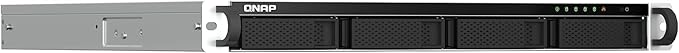 QNAP TS-464U-8G-US 4 Bay High-Speed Rackmount Dual-2.5GbE NAS Intel® Celeron® N5105/N5095 CPU, 8GB DDR4 Memory and 2.5GbE (2.5G/1G/100M) Network Connectivity (Diskless)