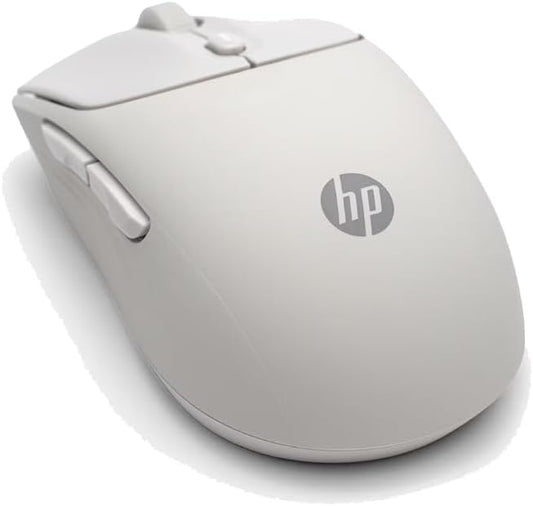 HP 400 Quiet Wireless Mouse, Dual Bluetooth & 2.4GHz, Soft Silicone, Quiet Clicks, Microsoft Wheel, 24-Month Battery, 6000 DPI, Ambidextrous, Eco-Friendly Design, Multi-OS, Maple