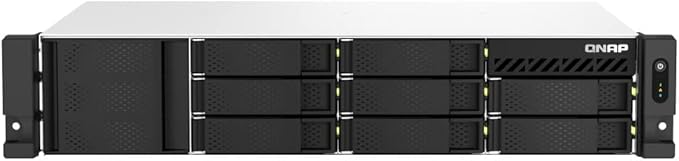 QNAP TS-864eU-8G Black 8-Bay NAS Server, Intel Celeron N5095, 8GB DDR4, 2x 2.5GbE, Rack Mount, Metal, Server, CPU