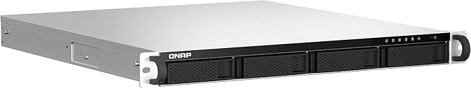 QNAP TS-464U-8G-US 4 Bay High-Speed Rackmount Dual-2.5GbE NAS Intel® Celeron® N5105/N5095 CPU, 8GB DDR4 Memory and 2.5GbE (2.5G/1G/100M) Network Connectivity (Diskless)