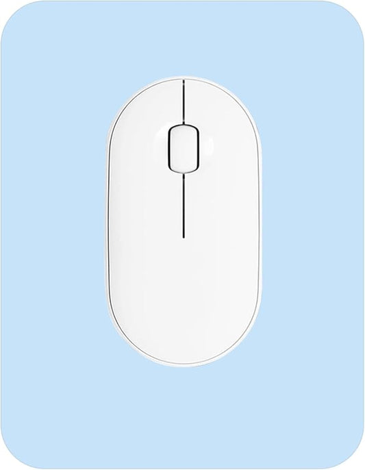 Small Mouse Pad 6 x 8 Inch, Horizontal and Vertical Flexible use. Great for Traveling, Wireless laptops, Keyboard Trays, Offices, etc. (Blue)