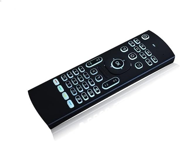 2 Pack MX3 Pro Mini Keyboard Backlight Fly Remote Mouse,Android TV Remote Control,IR Learning Mini Wireless Keyboard for Android TV Box.HTPC.IPTV,Networked Set-top Box,Mini PC(Battery not Included)