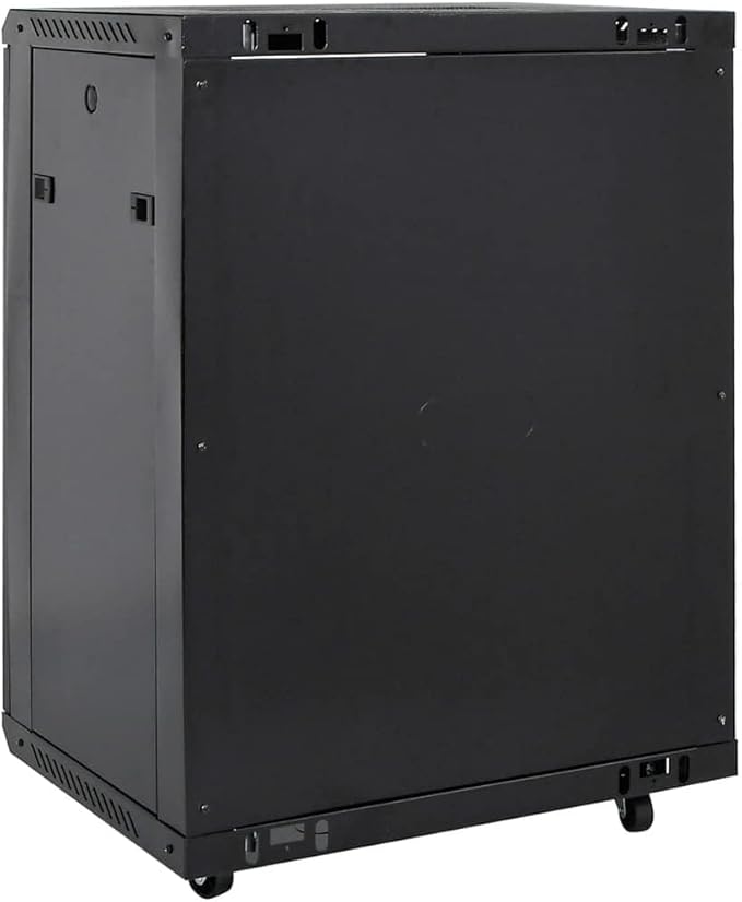 15U Network Cabinet 19" IP20 Black 23.6" x 17.7" x 33.9" (Black,60 x 45 x 86 cm)