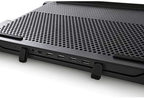 Targus 17" Dual Fan Laptop Chill Mat Plus, Ergonomic Cooling Pad, Heat Protection, 4-Port USB Hub Laptop Fan, (AWE81US)