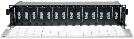 Tripp Lite High Density Fiber Enclosure Panel, 2U, 14-Cassette Capacity (N482-02U)