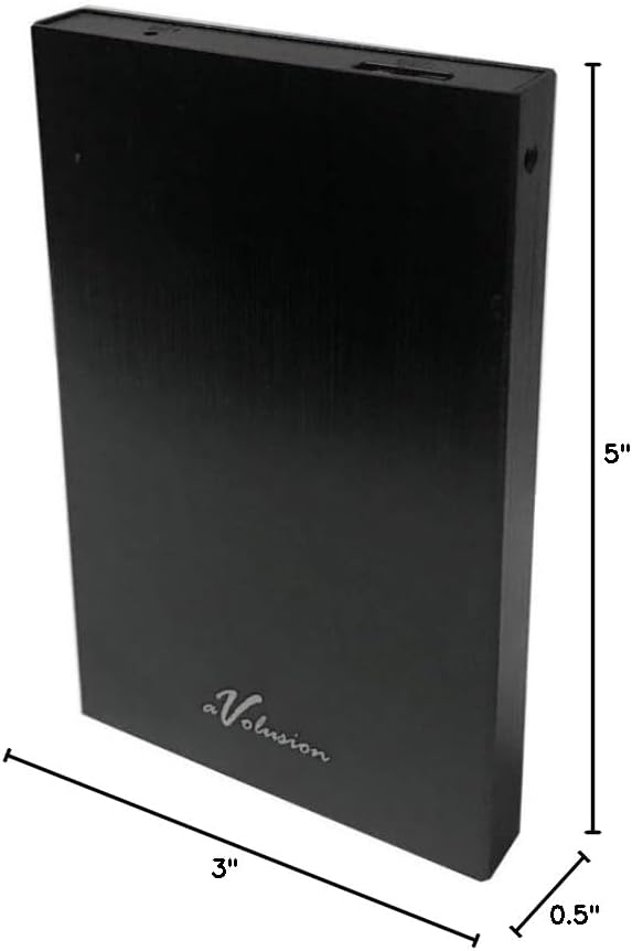 Avolusion HD250U3 1TB USB 3.0 Portable External Gaming Hard Drive (for PS4, Pre-Formatted)