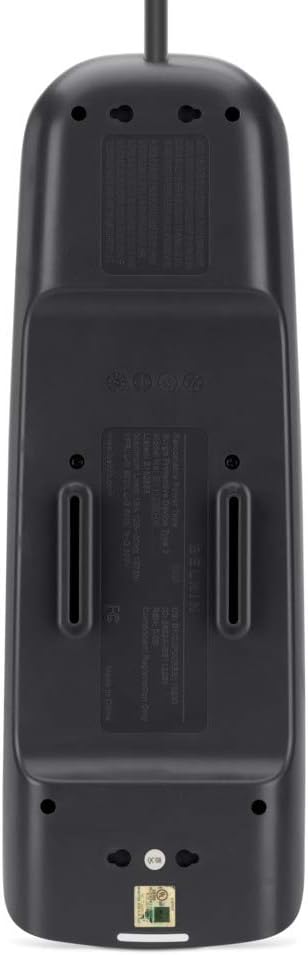Belkin 12-Outlet Advanced Power Strip Surge Protector, 8ft Cord, Telephone And Coaxial Protection, 3996 Joules