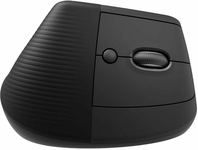 Logitech Lift for Business, Vertical Ergonomic Mouse, Wireless, Bluetooth or Secured Logi Bolt USB, Quiet clicks, Globally Certified, Windows/Mac/Chrome/Linux - Graphite