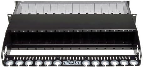 Tripp Lite High Density Fiber Enclosure Panel, 2U, 14-Cassette Capacity (N482-02U)