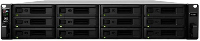 Synology RackStation, 12-Bay NAS Quad core, 2.1GHz CPU, RS3617XS (Quad core, 2.1GHz CPU, 4GB DDR4, exp. up to 64GB)