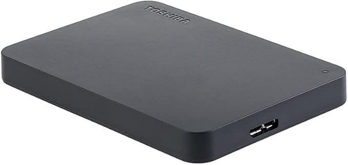 Toshiba Canvio Basics 2TB Portable External Hard Drive USB 3.0, Black - HDTB420XK3AA