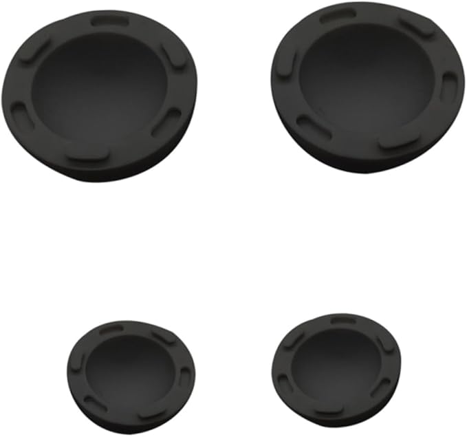 4pcs Black Silicone Laptop Cooling Pads Anti-Slip Laptop Feet Stand Accessories for Improved Airflow and Heat Dissipation