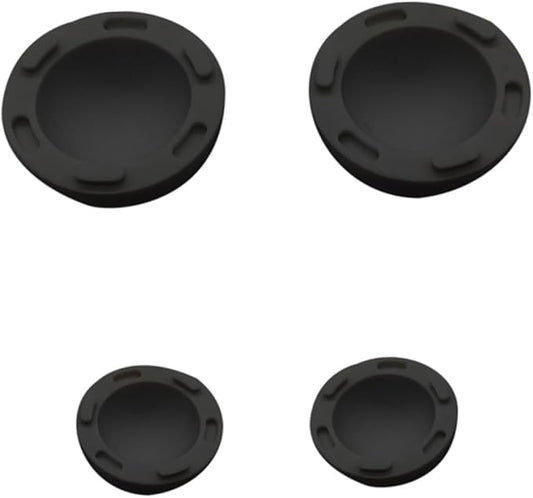4pcs Black Silicone Laptop Cooling Pads Anti-Slip Laptop Feet Stand Accessories for Improved Airflow and Heat Dissipation