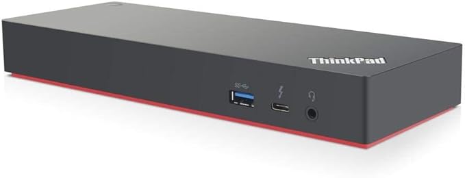 Lenovo USA ThinkPad Thunderbolt 3 Workstation USB Dock with 230w and 65w AC Included with Power Cords (MFG P/N ; 40AN0230US)