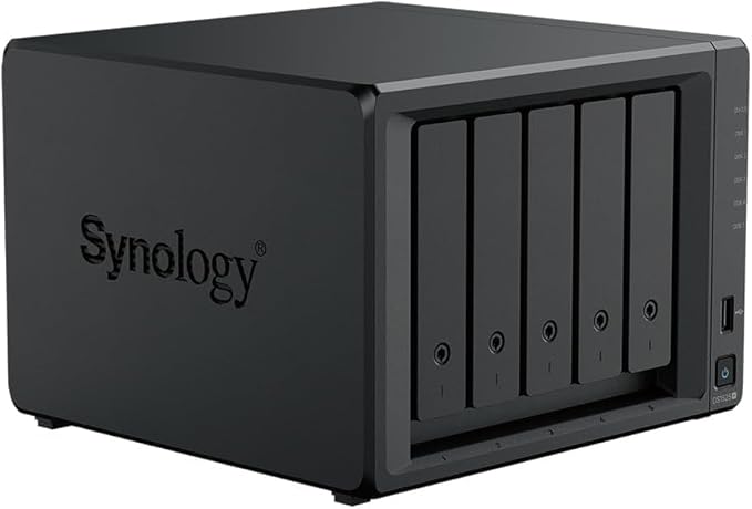 Synology DS1525+(2X 2.5GbE Ports, Ryzen V1500B, 8GB RAM) 5-Bay 20TB Bundle with 5X 4TB WD Red Plus HDDs