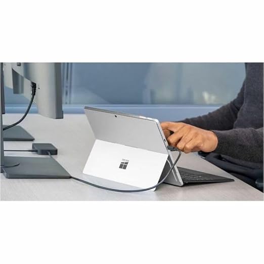 Microsoft Surface USB4 Dock – Gigabit Ethernet, USB C to 2xUSB-C/1xUSB-A/HDMI (65W Power Delivery) - Black