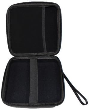 Caseling Hard Case - 7.2"x7.2"x2.2" - for External USB, DVD, CD, Blu-ray Rewriter/Writer and Optical Drives - Portable Carrying Travel Storage Case - EVA ProtectionBlack