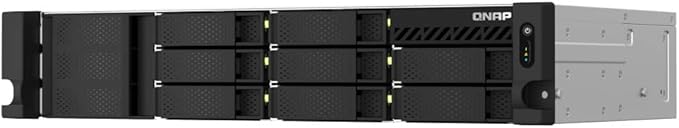 QNAP TS-864eU-8G Black 8-Bay NAS Server, Intel Celeron N5095, 8GB DDR4, 2x 2.5GbE, Rack Mount, Metal, Server, CPU