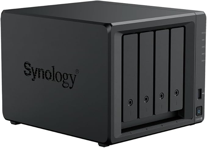 Synology DS925+(2X 2.5GbE Ports, Ryzen V1500B, 4GB RAM) 4-Bay 16TB Bundle with 4X 4TB WD Red Plus