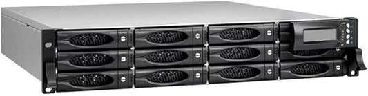 PSTR-0404 2U 12-Bay NAS RAID Storage Device for Use with MNR-320P, MNR-330P, and All GNR, ENR and INR Series; Supports Up to 12 Hard Drives, Advanced Hardware RAID, Web Client Access
