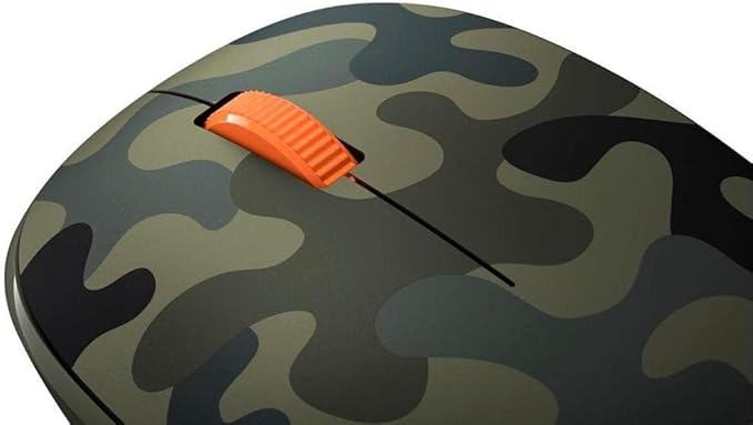 Microsoft Bluetooth Mouse - Forest Camo. Compact, Comfortable Design, Right/Left Hand Use, 3-Buttons, Wireless Bluetooth Mouse for PC/Laptop/Desktop, Works with for Mac/Windows Computers