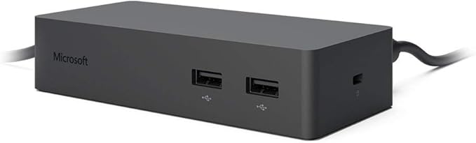 Microsoft 1661 Docking Station - Tablet, Surface Pro 3, Surface Pro 4 Surface Book, Black W/90W power adapter(Renewed)