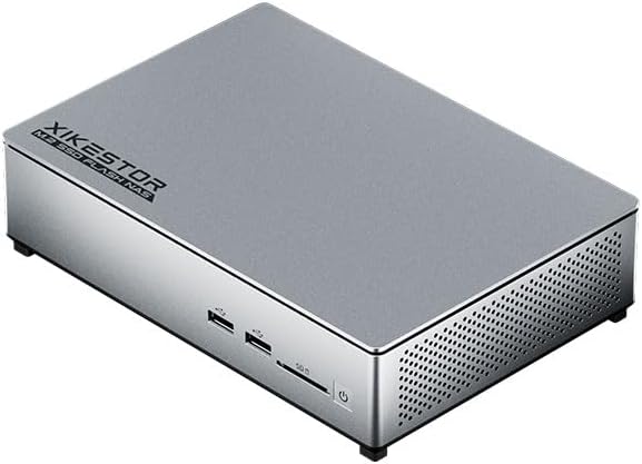 4-Bay All-Flash NAS Server with Intel i5-12450H | 32TB M.2 NVMe SSD NAS | 4X 10GbE Network Storage | 64GB Expandable Memory | Personal Cloud/Home NAS | HDMI/Mini-DP 4K@60Hz Output (Diskless)