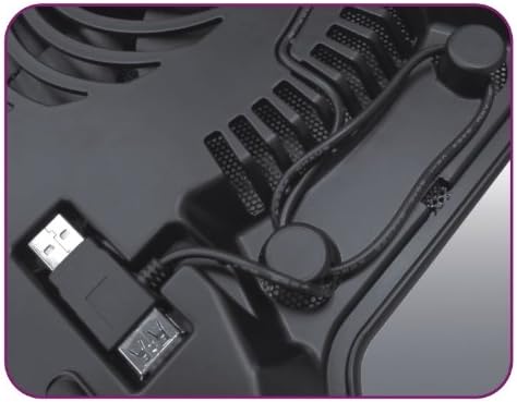 Cooler Master NotePal X-Slim Ultra-Slim Laptop Cooling Pad with 160mm Fan (R9-NBC-XSLI-GP),Black X-Slim