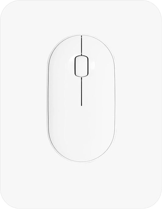 Small Mouse Pad 6 x 8 Inch, Horizontal and Vertical Flexible use. Great for Traveling, Wireless laptops, Keyboard Trays, Offices, etc. (White)