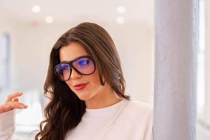 BluBlocker Original Aviator Sunglasses | Retro | Blocks 100% of Blue & UV light | For Men & Women | Reduce Glare & Eye Stress