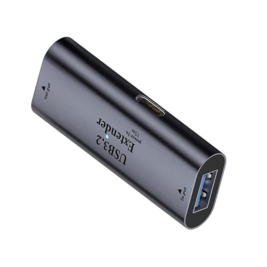 cablecc Active Repeater USB 3.0 Adapter Type-A Female Host to Type-C Female Device Extender with Chipset for Camera Printer Computer