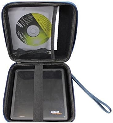 Caseling Hard Case - 7.2"x7.2"x2.2" - for External USB, DVD, CD, Blu-ray Rewriter/Writer and Optical Drives - Portable Carrying Travel Storage Case - EVA ProtectionBlack