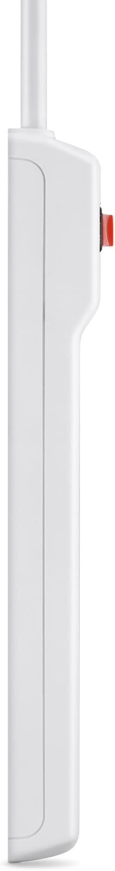 Belkin 6-Outlet Power Strip Surge Protector with 3-Foot Power Cord, 300 Joules (F5C047),White