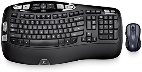 Logitech MK550 Wireless Wave Keyboard and Laser Mouse Combo w/ 128-BIT AES Encryption 2.4GHZ USB