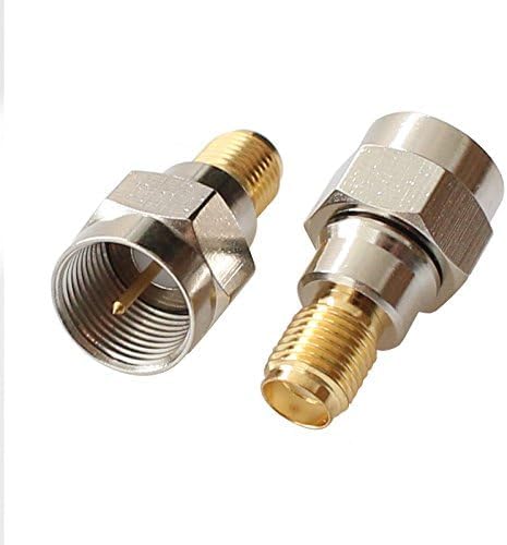 F Type to SMA Male Female Coax Connector Coaxial Adapter 2 Sets 6 Pcs