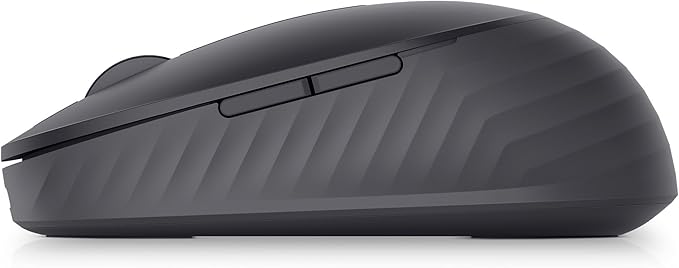 Dell MS7421W Premier Rechargeable Wireless Mouse - Bluetooth 5.0/2.4GHz Radio Frequency Connectivity, Optical LED Sensor, Mechanical Scroll, 7 Buttons, Programmable, Adjustable DPI - Graphite Black
