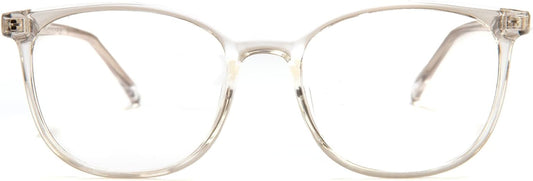 FONHCOO Blue Light Blocking Glasses Fashion Round TR90 Frame Transparent Eyewear Anti UV Computer Glasses for Women Men